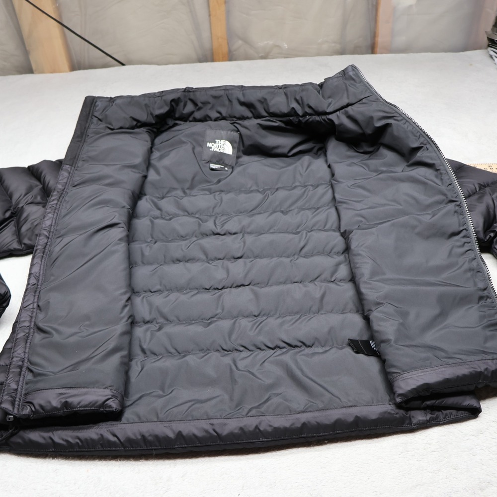 North Face Aconcagua Down Jacket Womens XL Black 550 Fill Insulated Quilted Puff - Picture 6 of 15